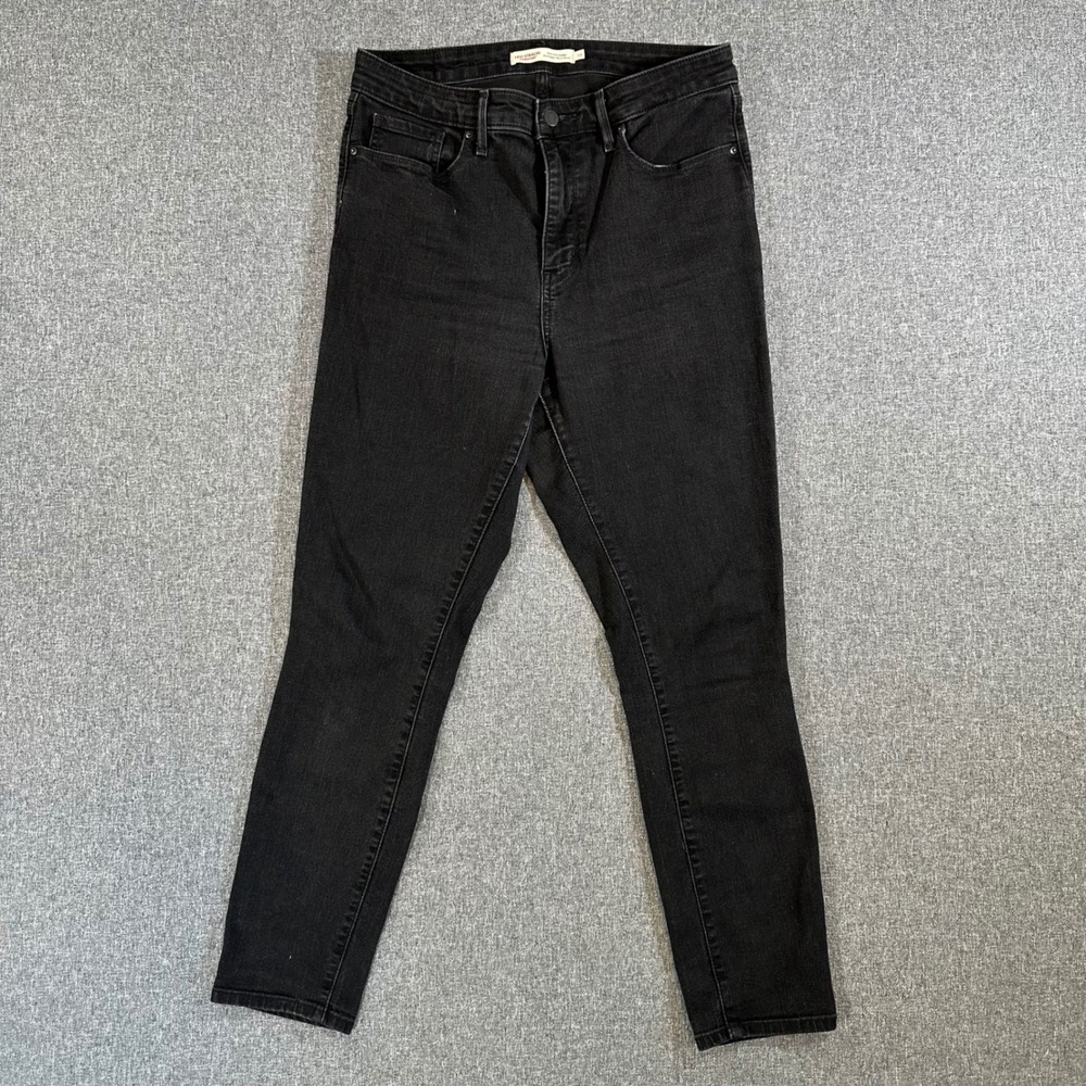 Signature by Levi Strauss & Co. Jeans Womens 10M High Rise Skinny Black Stretch